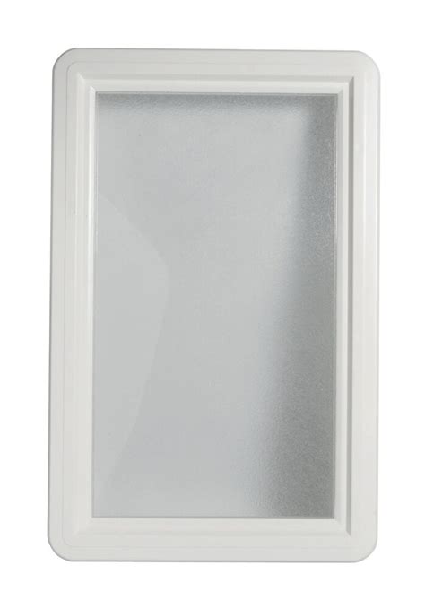 hublot porte de garage bricomarche|Hublot rectangulaire PVC Blanc pour porte de garage .